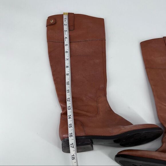 Ralph Lauren Brown Leather hall Riding Boot size 7.5 b Jenessa - Picture 2 of 15